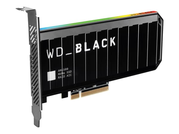 WD_BLACK AN1500 WDS100T1X0L-00AUJ0 - SSD - 1 TB - intern - PCIe-kort - PCIe 3.0 x8 (NVMe) - integrert kjøle