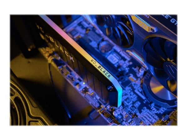 WD_BLACK AN1500 WDS100T1X0L-00AUJ0 - SSD - 1 TB - intern - PCIe-kort - PCIe 3.0 x8 (NVMe) - integrert kjøle