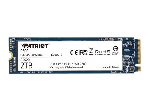 Patriot Memory P300, 2000 GB, M.2, 2100 MB/s