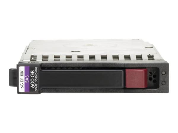HPE Dual Port Enterprise - Hårddisk - 600 GB - hot-swap - 2,5" SFF - SAS 6Gb/s - 10000 rpm
