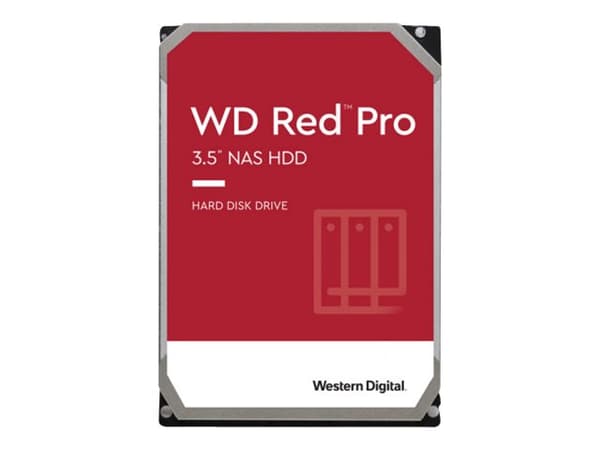 WD Red Pro WD181KFGX - Harddisk - 18 TB - intern - 3.5" - SATA 6Gb/s - 7200 rpm - buffer: 512 MB