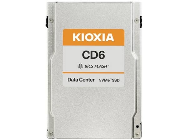 KIOXIA CD6-R Series KCD61LUL960G - SSD - 960 GB - intern - 2.5" - PCIe 4.0 (NVMe)