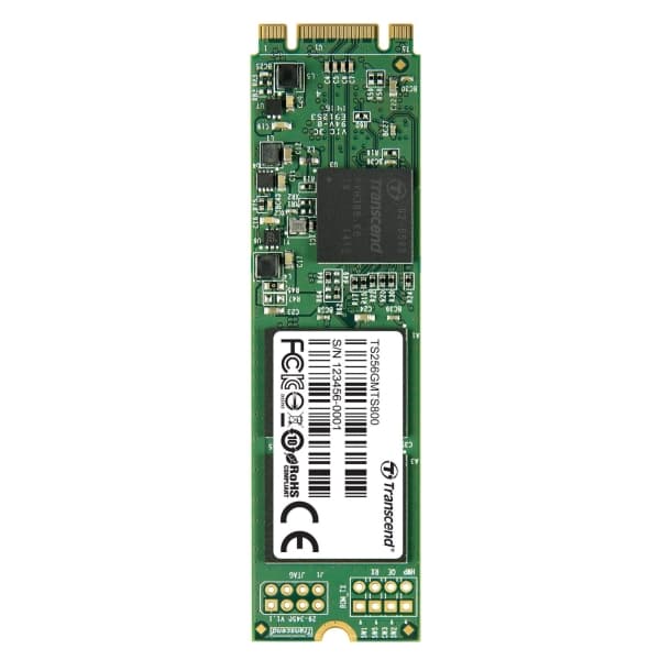 Transcend MTS800 - SSD - 256 GB - inbyggd - M.2 2280 - SATA 6Gb/s