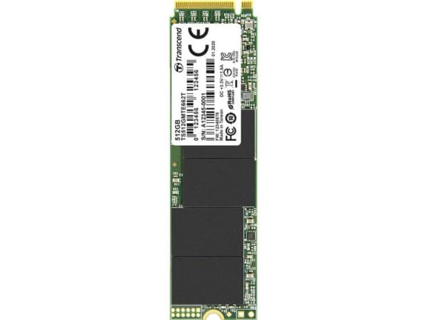 Transcend MTE662T - SSD - 512 GB - intern - M.2 2280 (dobbelsidig) - PCIe 3.0 x4 (NVMe)