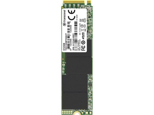 Transcend MTE662T - SSD - 512 GB - intern - M.2 2280 (dobbelsidig) - PCIe 3.0 x4 (NVMe)