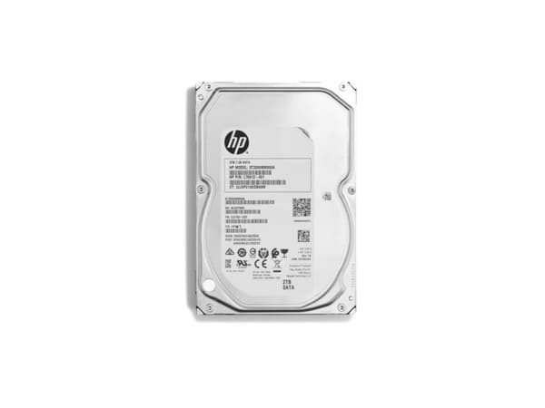 HP Enterprise - Hårddisk - 2 TB - intern - 3,5" - SATA - 7200 rpm - för arbetsstation Z2 G5, Z2 G8, Z2 G9 (SFF, torn)