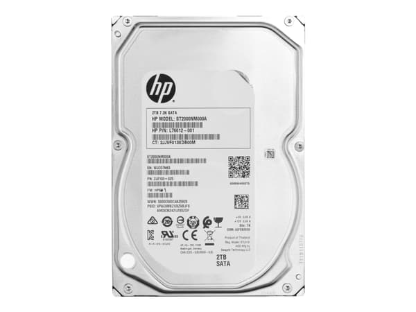 HP Enterprise - Hårddisk - 2 TB - intern - 3,5" - SATA - 7200 rpm - för arbetsstation Z2 G5, Z2 G8, Z2 G9 (SFF, torn)