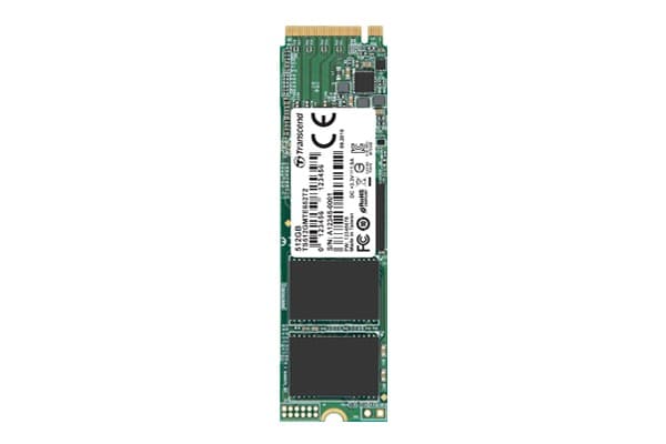 Transcend MTE652T2 - SSD - 512 GB - intern - M.2 2280 (dobbelsidig) - PCIe 3.1 x4 (NVMe)