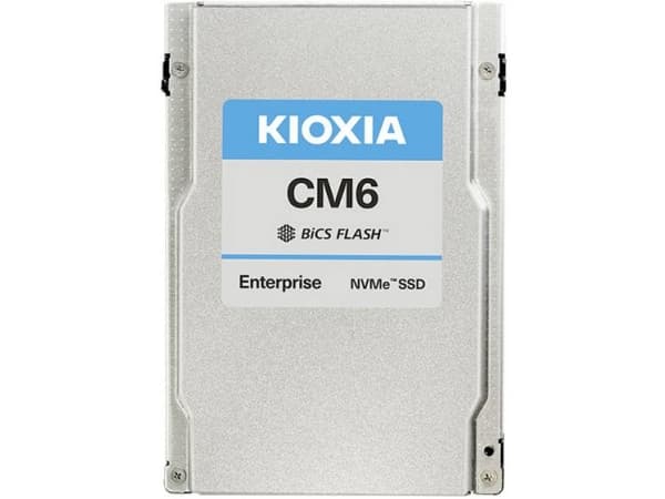 KIOXIA CM6-V Series KCM61VUL800G - SSD - Enterprise, Mixed Use - 800 GB - intern - 2.5" - U.3 PCIe 4.0 (NVMe)