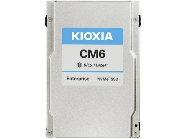 KIOXIA CM6-V Series KCM61VUL800G - SSD - Enterprise, Mixed Use - 800 GB - intern - 2.5" - U.3 PCIe 4.0 (NVMe)