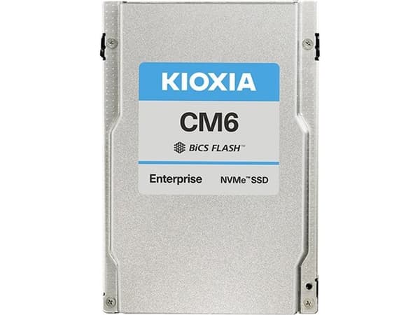 KIOXIA CM6-V Series KCM61VUL800G - SSD - Enterprise, Mixed Use - 800 GB - intern - 2.5" - U.3 PCIe 4.0 (NVMe)