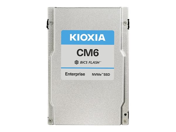 KIOXIA CM6-V Series KCM61VUL800G - SSD - Enterprise, Mixed Use - 800 GB - intern - 2.5" - U.3 PCIe 4.0 (NVMe)