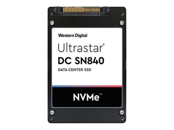 WD Ultrastar DC SN840 WUS4BA1A1DSP3X4 - SSD - 15360 GB - intern - 2,5" - U.2 PCIe 3.1 x4 (NVMe)