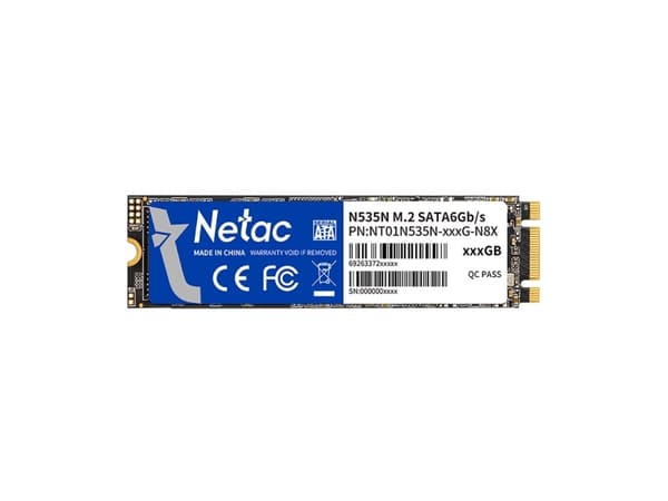 Netac N535N, 512 GB, M.2, 6 Gbit/s
