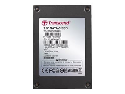 Transcend SSD420I Industrial - SSD - 64 GB - intern - 2.5" - SATA 6Gb/s