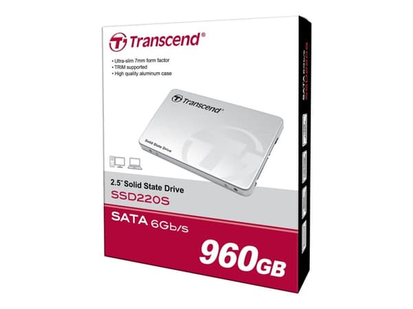 Transcend SSD220S - SSD - 960 GB - intern - 2.5" - SATA 6Gb/s