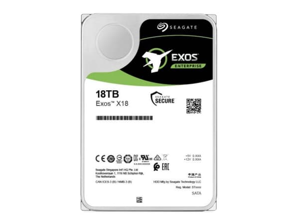 Seagate Enterprise ST18000NM004J, 3.5", 18 TB, 7200 RPM
