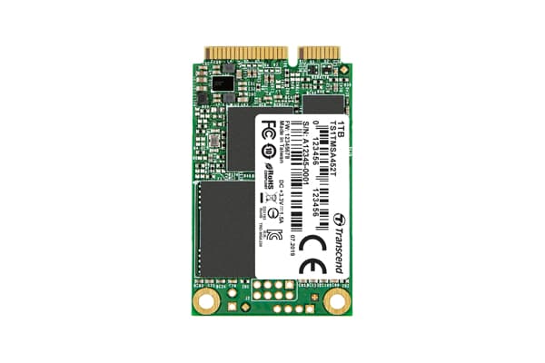 Transcend MSA452T-I - SSD - 512 GB - inbyggd - mSATA - SATA 6Gb/s