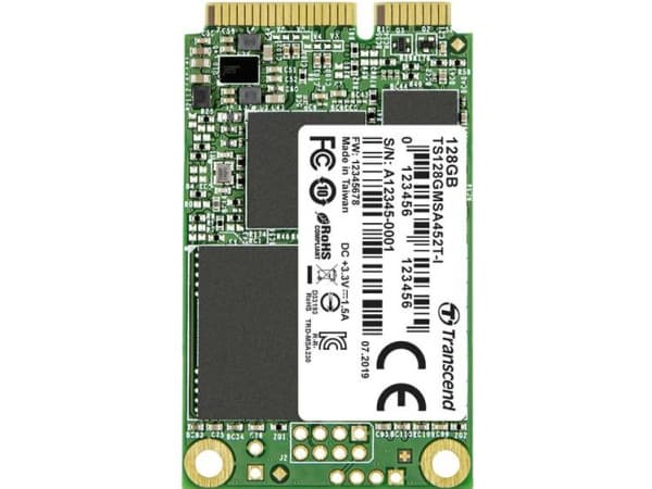Transcend MSA452T-I, 128 GB, mSATA, 560 MB/s, 6 Gbit/s