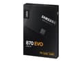 Miniatyrbild 4 av 5: Samsung 870 EVO MZ-77E250B - SSD - krypterat - 250 GB - inbyggd - 2.5" - SATA 6Gb/s - buffert: 512 MB - 256 bitars AES - TCG Opal Encryption