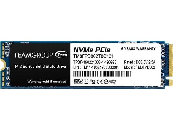 Team Group MP33 Pro - SSD - 2 TB - intern - M.2 2280 - PCIe 3.0 x4 (NVMe)