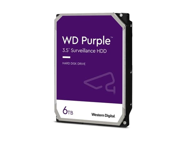 Western Digital Purple Surveillance, 3.5", 6000 GB, 5700 RPM