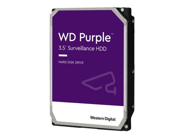 WD Purple WD62PURZ - Hårddisk - 6 TB - intern - 3,5" - SATA 6Gb/s - 5640 rpm - buffert: 128 MB