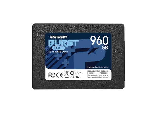 Patriot Burst Elite - SSD - 960 GB - inbyggd - 2.5" - SATA 6Gb/s