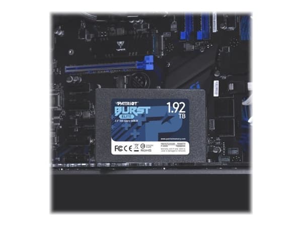 Patriot Burst Elite - SSD - 1.92 TB - inbyggd - 2.5" - SATA 6Gb/s