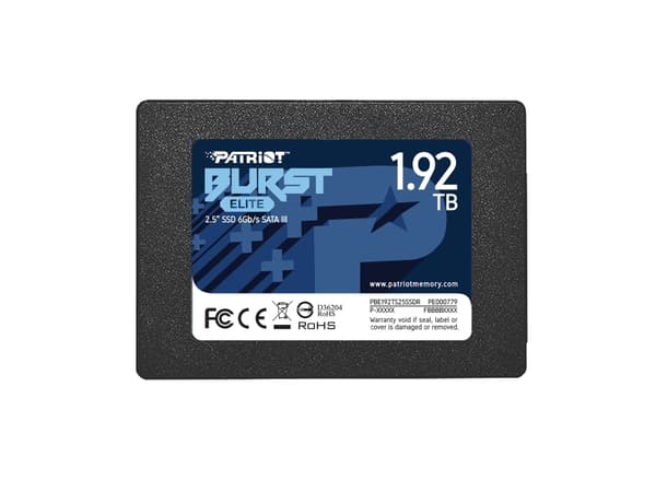 Patriot Burst Elite - SSD - 1.92 TB - inbyggd - 2.5" - SATA 6Gb/s