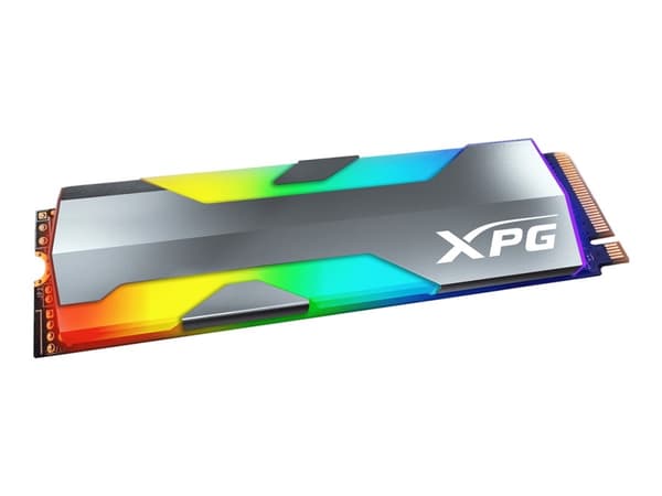 ADATA XPG Spectrix S20G RGB - SSD - 500 GB - inbyggd - M.2 2280 - PCIe 3.0 x4 (NVMe) - 256 bitars AES - integrerad kylfläns