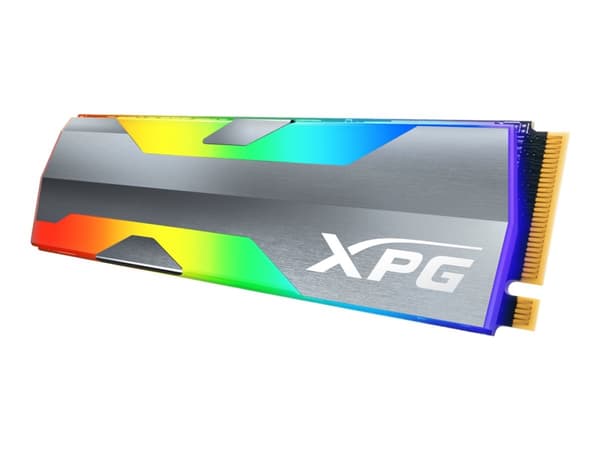 ADATA XPG Spectrix S20G RGB - SSD - 500 GB - sisäinen - M.2 2280 - PCIe 3.0 x4 (NVMe) - 256-bittinen AES - integroitu jäähdytyselementti