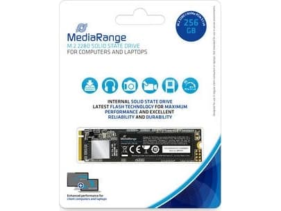 MediaRange MR1031, 256 GB, M.2, 2040 MB/s, 20 Gbit/s.