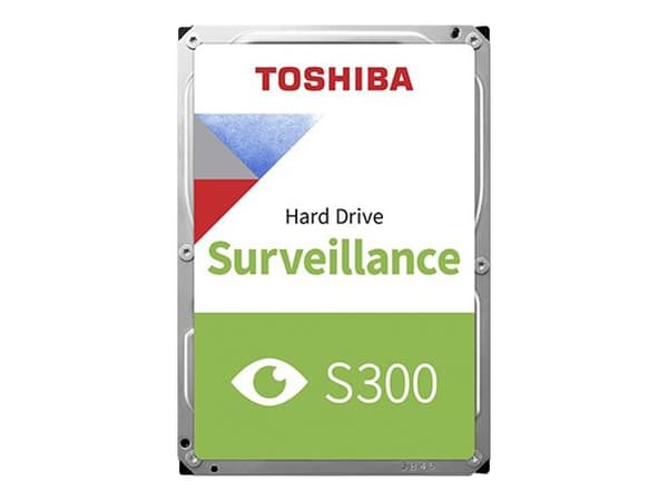 Toshiba S300 Surveillance - Hårddisk - 1 TB - intern - 3,5" - SATA 6Gb/s - 5700 rpm - buffert: 64 MB