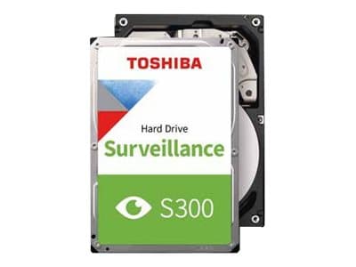 Toshiba S300 Surveillance - Hårddisk - 1 TB - intern - 3,5" - SATA 6Gb/s - 5700 rpm - buffert: 64 MB
