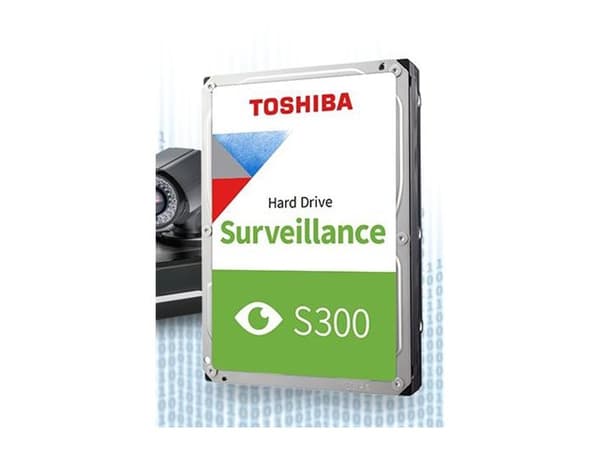 Toshiba S300 Surveillance - Hårddisk - 1 TB - intern - 3,5" - SATA 6Gb/s - 5700 rpm - buffert: 64 MB
