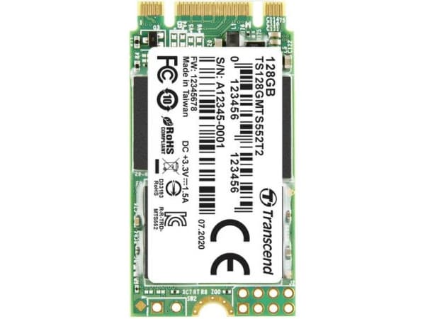 Transcend MTS552T2, 128 GB, M.2, 6 Gbit/s