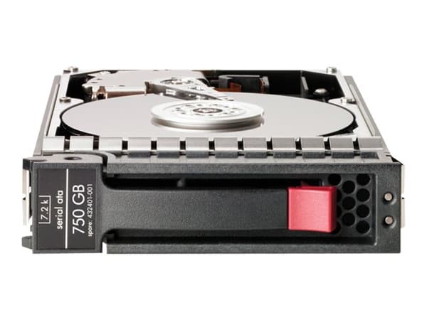 HPE - Harddisk - 750 GB - hot-swap - 3.5" - SATA 1.5Gb/s - 7200 rpm
