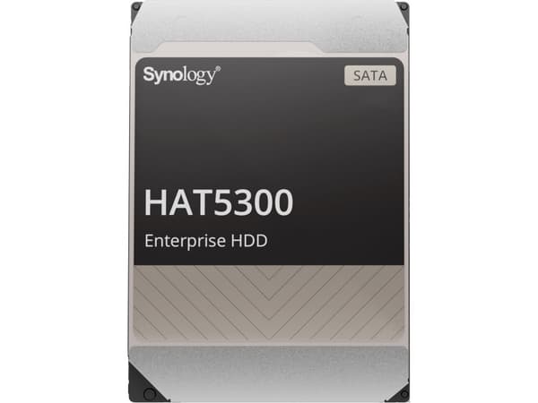 Synology HAT5300 - Kiintolevy - 12 TB - sisäinen - 3,5" - SATA 6Gb/s - 7200 rpm - puskuri: 256 MB - Deep Learning NVR DVA3221; Levyasema DS1621, DS18