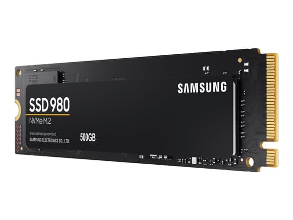 Samsung 980 MZ-V8V500BW - Solid State Drive - krypteret - 500 GB - intern - M.2 2280 - PCI Express 3.0 x4 (NVMe) - 256-bit AES - TCG Opal Encryption