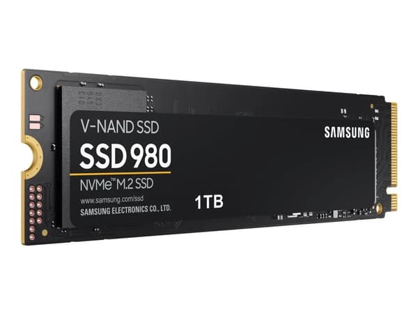 Samsung 980 MZ-V8V1T0BW - Solid State Drive - krypteret - 1 TB - intern - M.2 2280 - PCI Express 3.0 x4 (NVMe) - 256-bit AES - TCG Opal Encryption