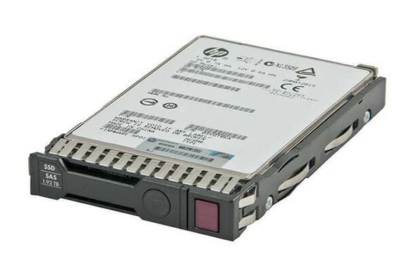 HPE - SSD - Read Intensive - 1.92 TB - hot-swap - 2.5" SFF - SAS 12Gb/s - med HPE Smart Carrier