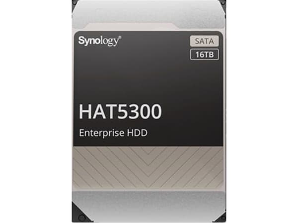 Synology HAT5300 - Hårddisk - 16 TB - intern - 3,5" - SATA 6Gb/s - 7200 rpm - buffert: 512 MB