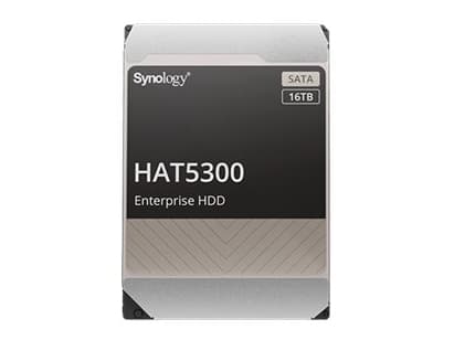 Synology HAT5300 - Hårddisk - 16 TB - intern - 3,5" - SATA 6Gb/s - 7200 rpm - buffert: 512 MB