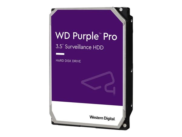 WD Purple Pro WD101PURP - Hårddisk - 10 TB - intern - 3,5" - SATA 6Gb/s - 7200 rpm - buffert: 256 MB