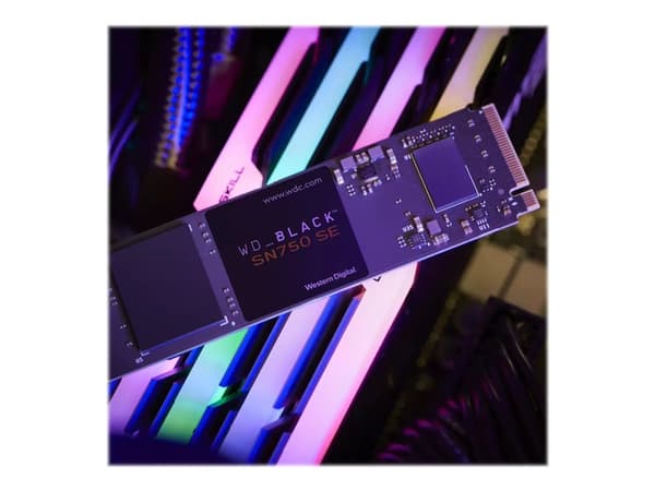 WD_BLACK SN750 SE WDS500G1B0E - SSD - 500 GB - inbyggd - M.2 2280 - PCIe 4.0 (NVMe)