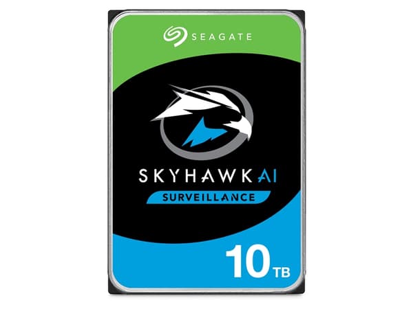 Seagate SkyHawk AI ST10000VE001 - harddisk - 10 TB - intern - 3,5" - SATA 6 Gb/s - 7200 rpm - buffer: 256 MB