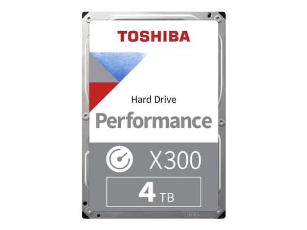 Toshiba X300 Performance - Harddisk - 4 TB - intern - 3.5" - SATA 6Gb/s - 7200 rpm - buffer: 256 MB
