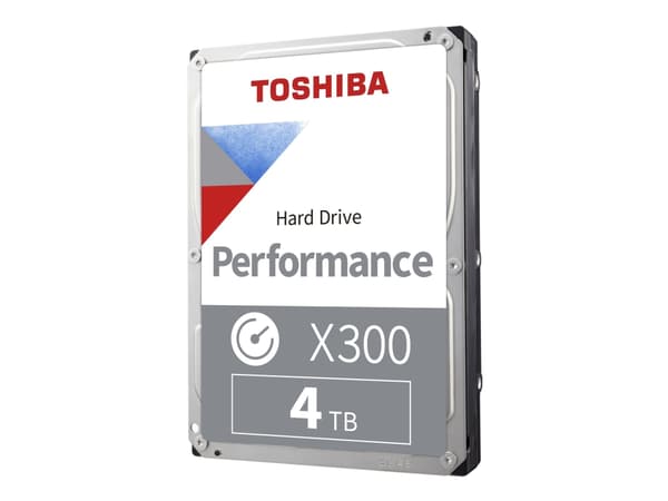 Toshiba X300 Performance - Harddisk - 4 TB - intern - 3.5" - SATA 6Gb/s - 7200 rpm - buffer: 256 MB