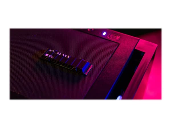 WD Black SN850 NVMe SSD WDBAPZ5000BNC - Solid State Drive - 500GB - intern - M.2 2280 - PCI Express 4.0 x4 (NVMe) - integrert kjøle